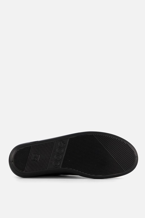 Ecco Soft 2.0 Sneakers zwart Leer
