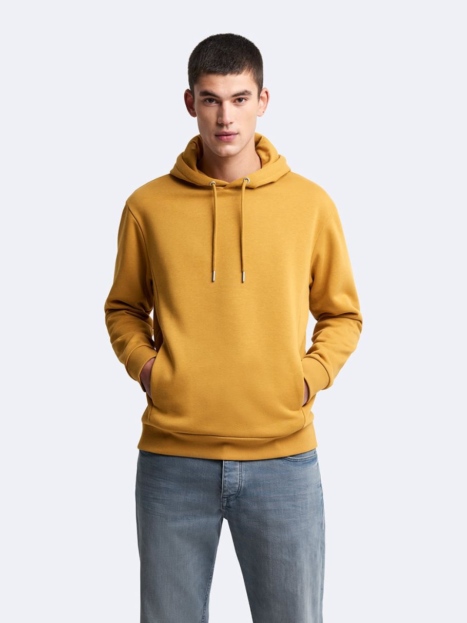 Sweat à capuche uni