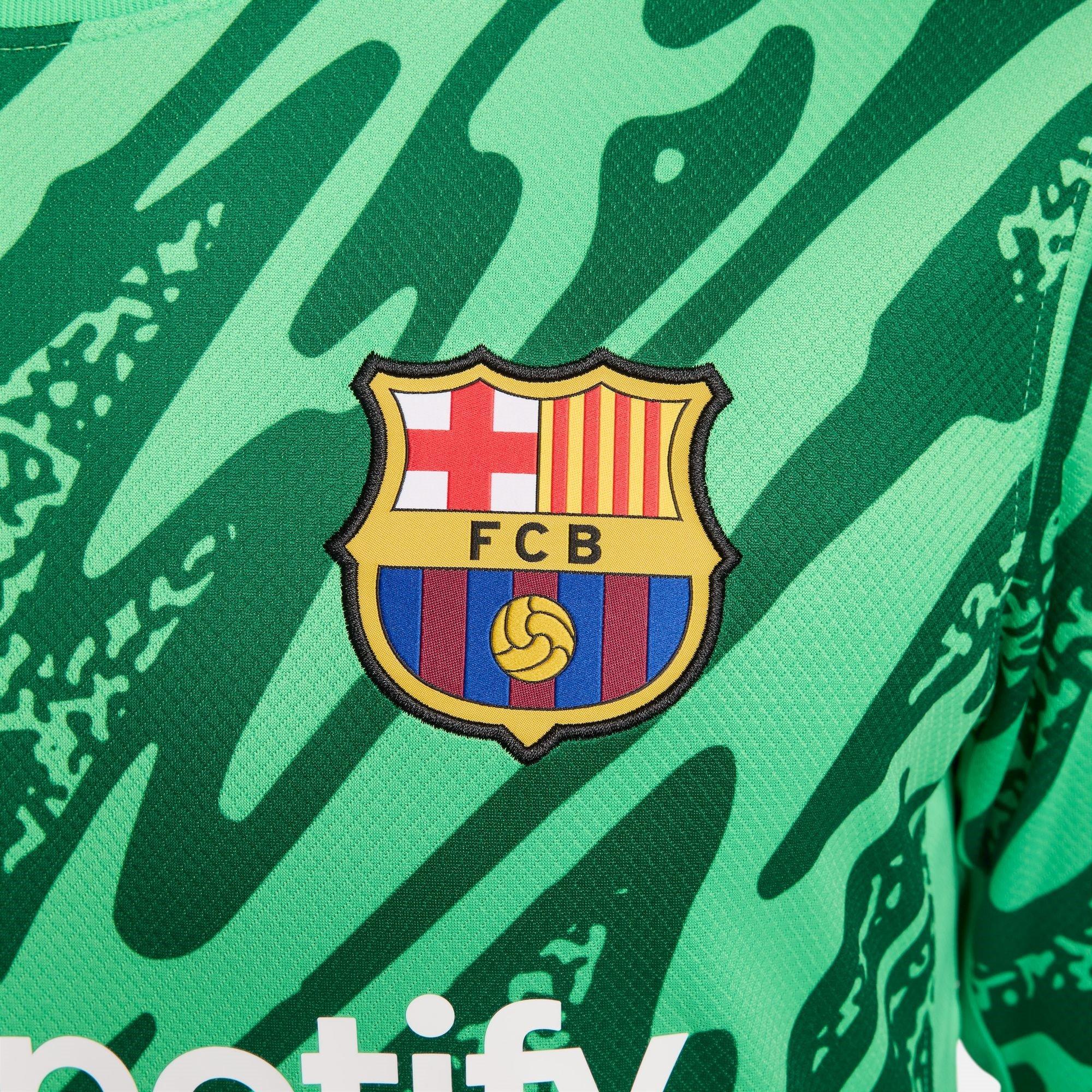 Nike Barcelona Home Goalkeeper Shirt 2024 2025 Adults