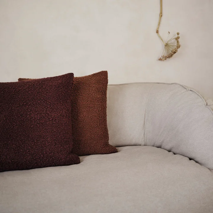 Ferm Living - Moor Kissenbezug, 50 x 50 cm, off-white