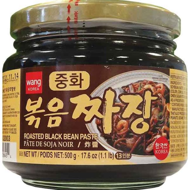 Wang Geroosterde Zwarte Bonen Pasta 500g