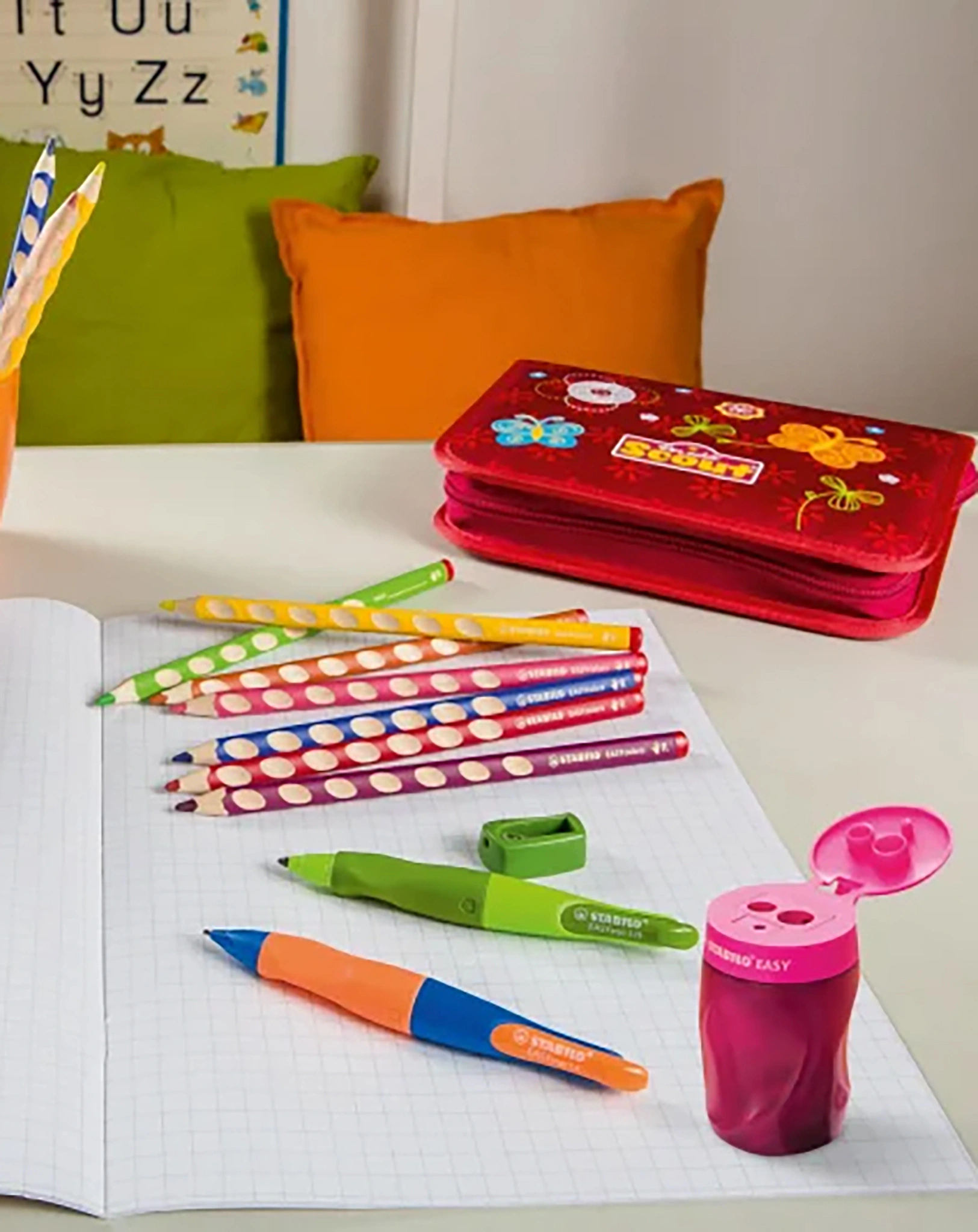 Anspitzer STABILO® EASYsharpener für Linkshänder in pink