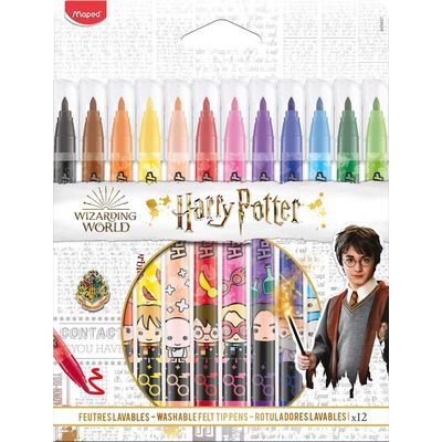 Maped Harry Potter - 12 Feutres décorés