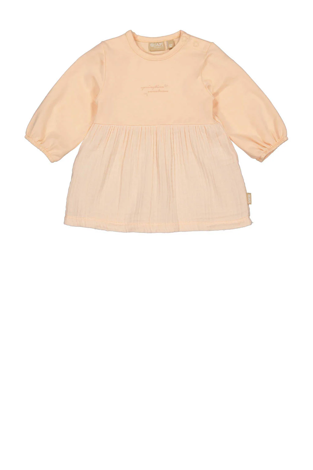 Quapi midi jurk oranje