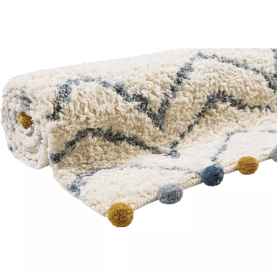 Esprit Kinderteppich Circus blau beige
