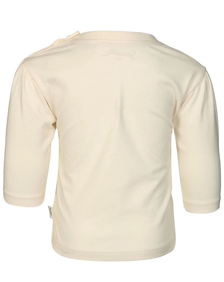 Langarmshirt PURE – SNOWDOTS in off white