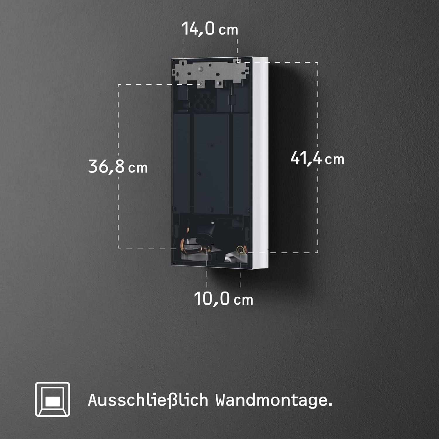 STIEBEL ELTRON Elektronischer Durchlauferhitzer DEL 18/21/24 Plus, gradgenaue Wunschtemperatur, LCD Display, ECO-Modus, 236739
