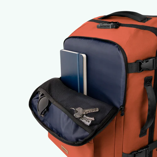 Valise souple 2 roues small Kaikoura orange