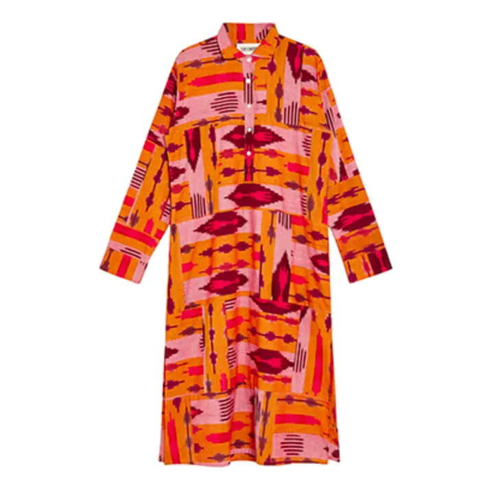 Virginie de Vinster Robe Nilai Ikat | Curry