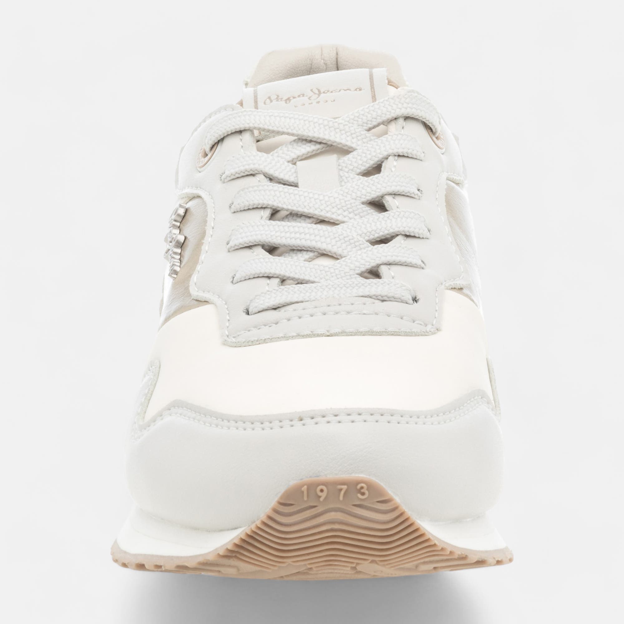 Baskets basses Femme beige