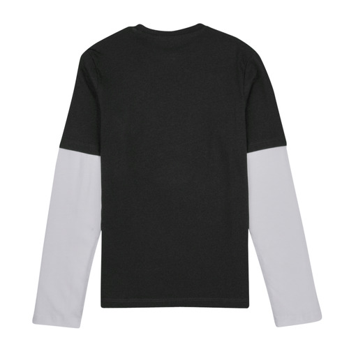 Jack & Jones - JOROLI SKATER LAYER TEE LS CREW NECK - Noir
