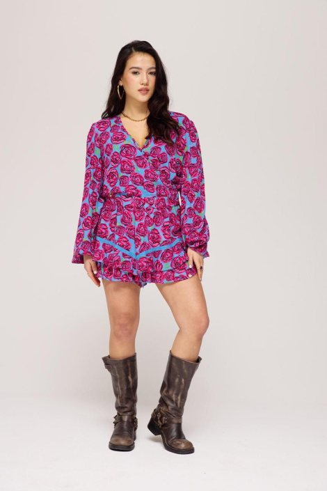 Harper & Yve roze dames blouse
