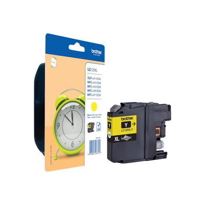 Brother LC125XL - jaune - cartouche d'encre originale