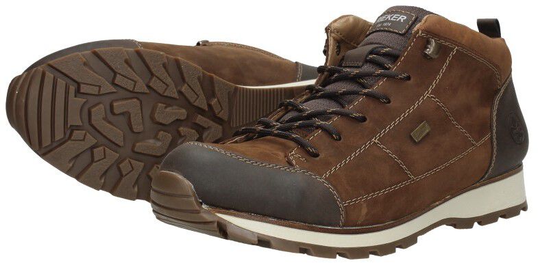 Rieker Veterschoenen Hoog cognac