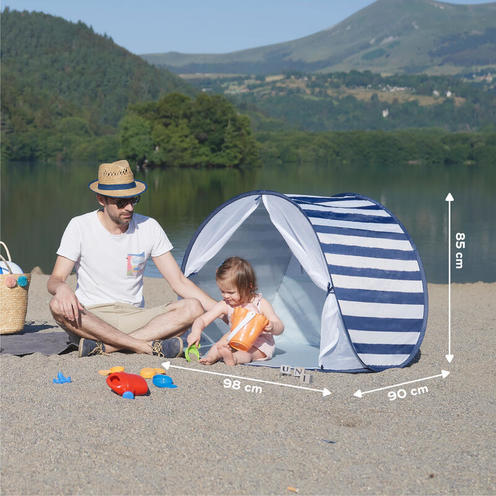 Tente Anti-UV Haute protection 50+ Marinière - BABYMOOV