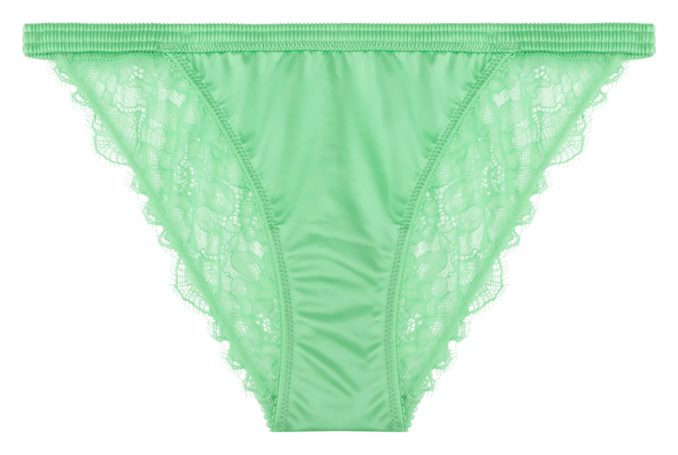WILD ROSE - Tanga en dentelle | Vert