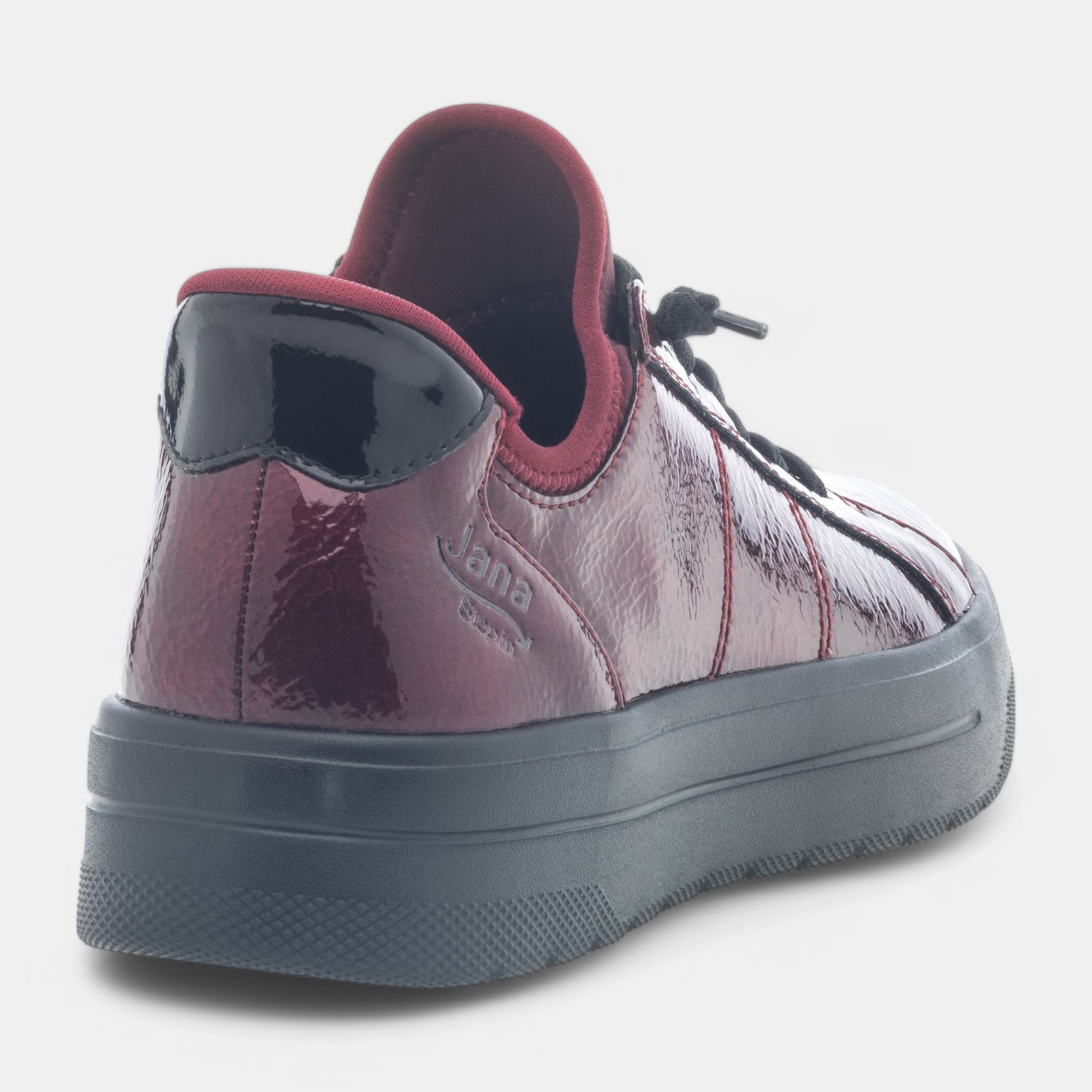 Baskets basses Femme bordeaux