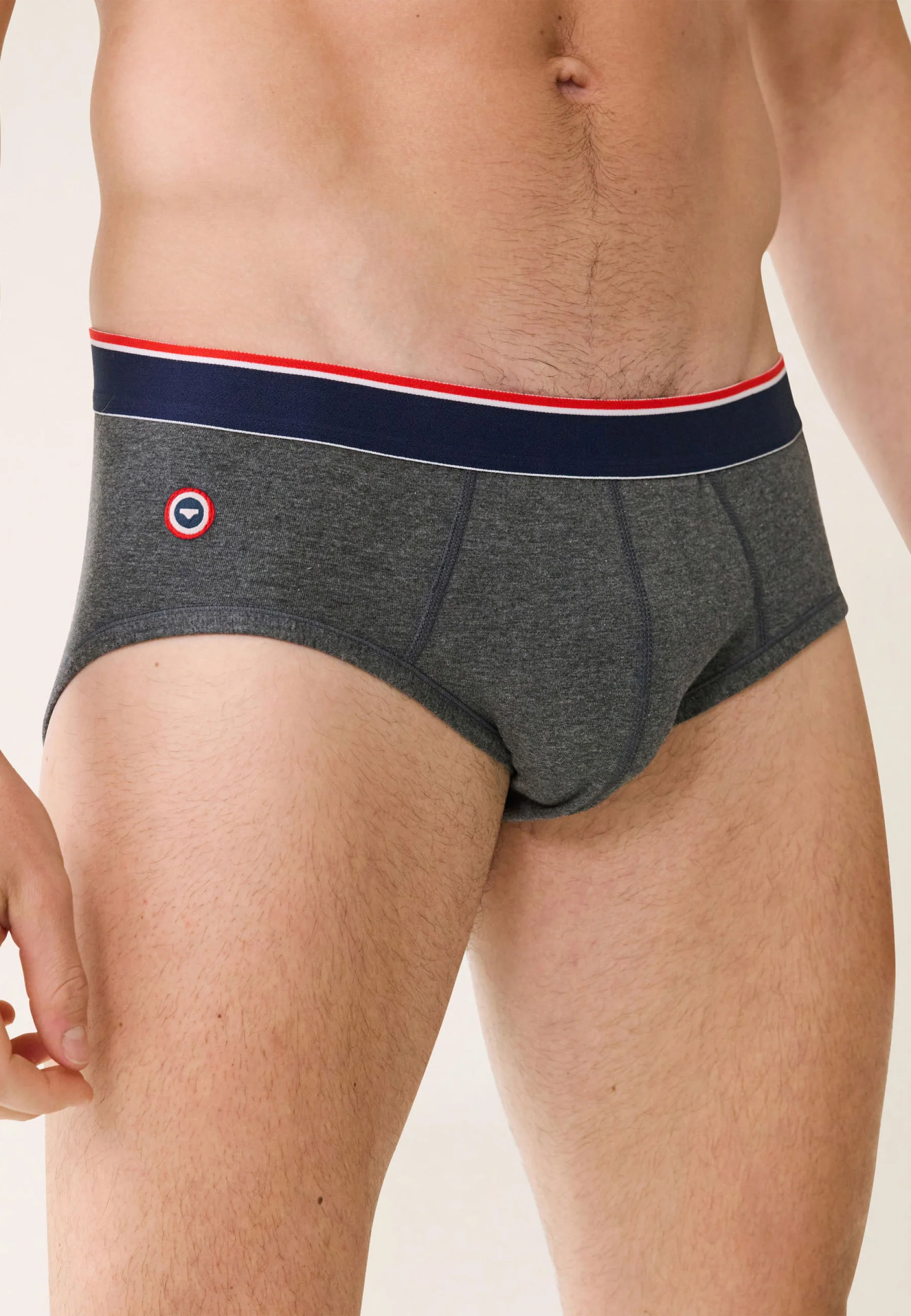 Slip en coton-Terrible Gris Anthracite