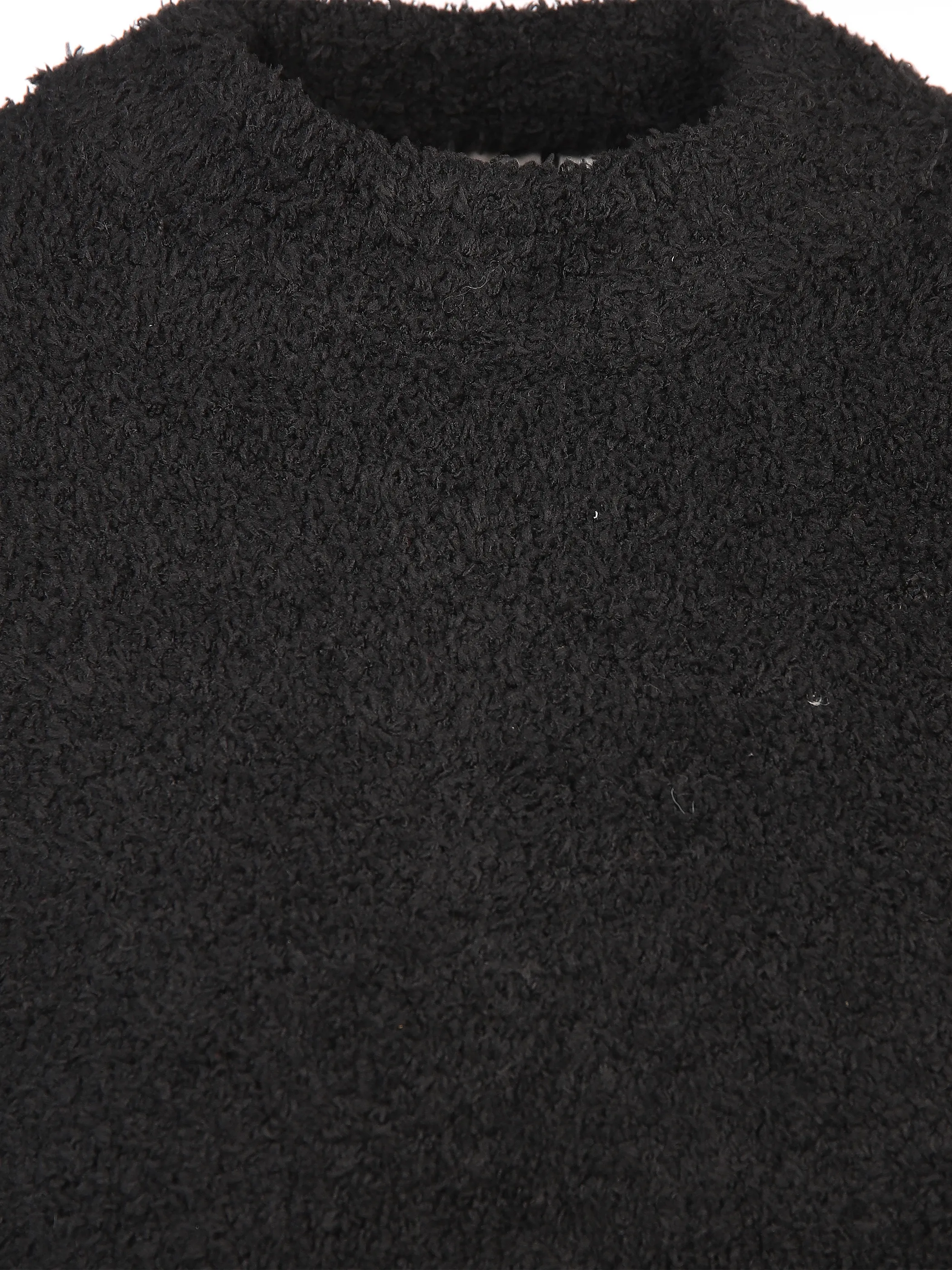 Damen Strickkleid in flauschiger Optik
