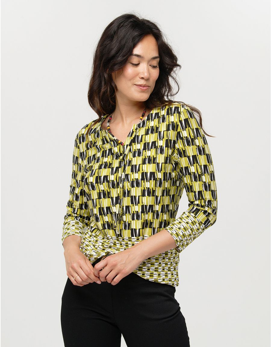 T-shirt imprimé anis
