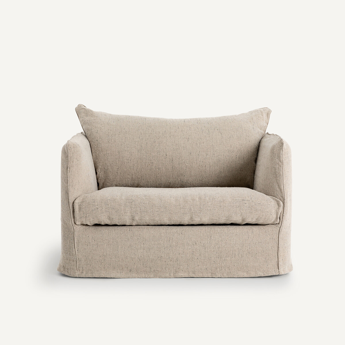 AM.PM<br>Poltrona XL em linho mesclado, Neo Chiquito