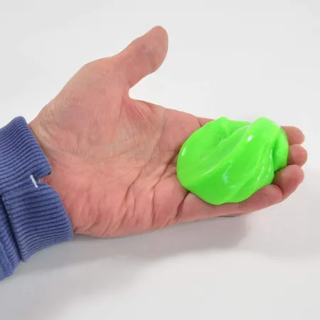 Kögler Schüttelschleim zum Selbermachen, Glow in the Dark, 4 Tüten je 13 g, ergibt 4 x 100 g Knete oder Schleim