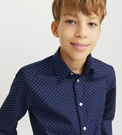 Jack & Jones Skjorte - JjAxel - Medieval Blue