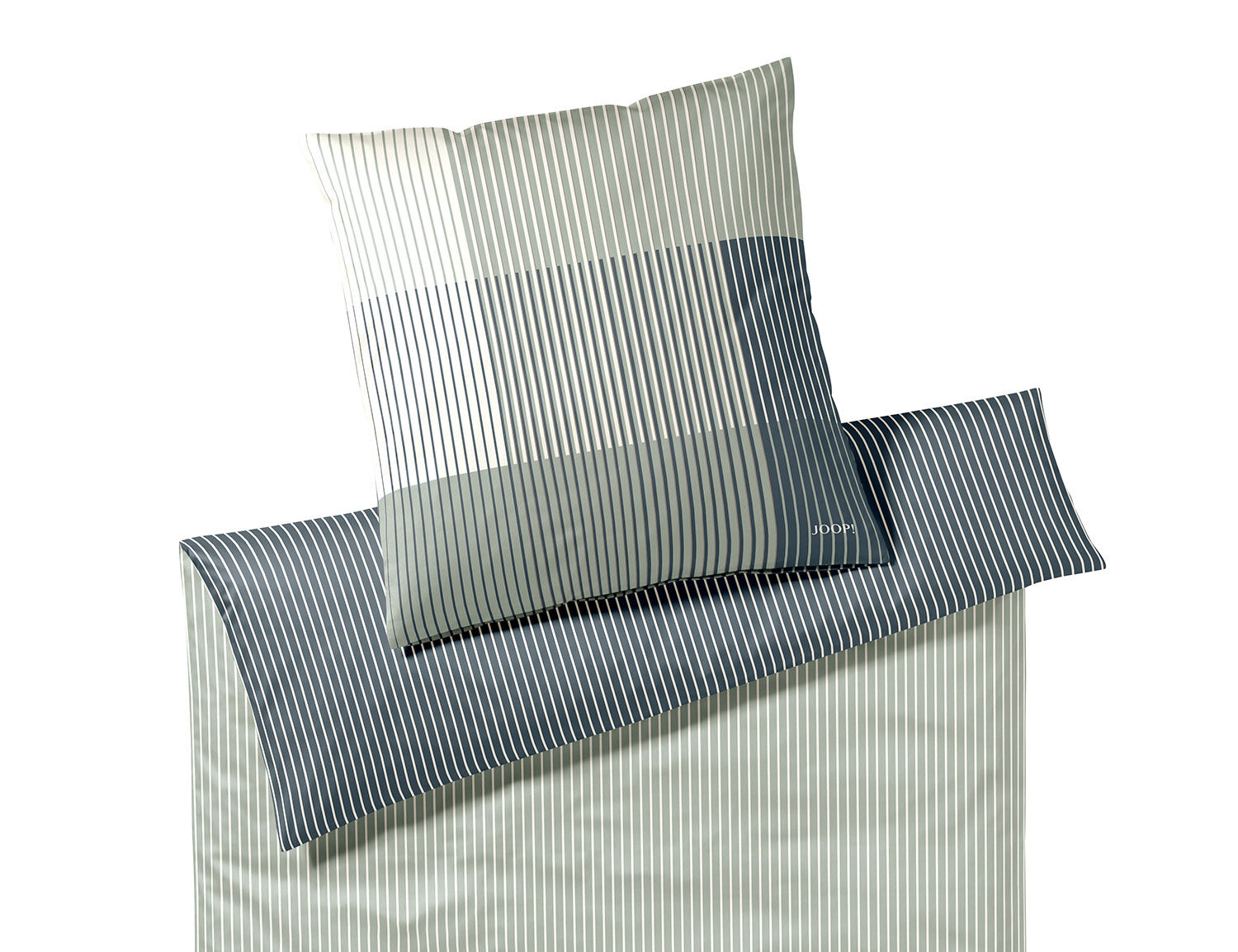 JOOP! Satin Bettwäsche Divided gestreift