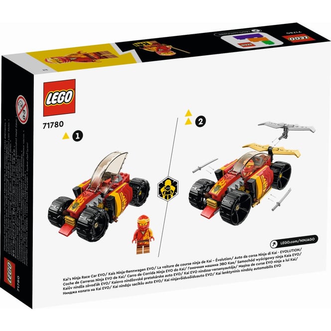LEGO® NINJAGO® 71780 - Kais Ninja-Rennwagen EVO