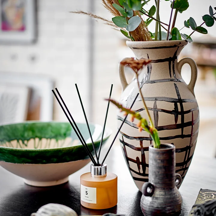 Bloomingville - Ohana Vase, H 31 cm, schwarz