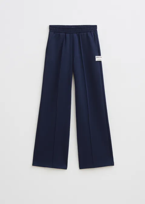 Pintuck broek blauw (BLW.D)
