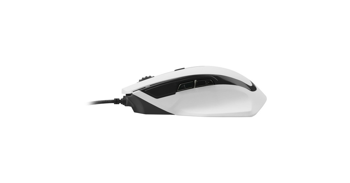 SharkoonSHARK Force II gaming muis  (Wit, 400 - 4200 dpi, Meerkleurige leds)