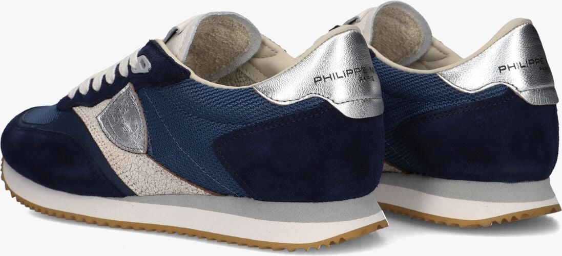 blauwe philippe model lage sneakers blville low woman