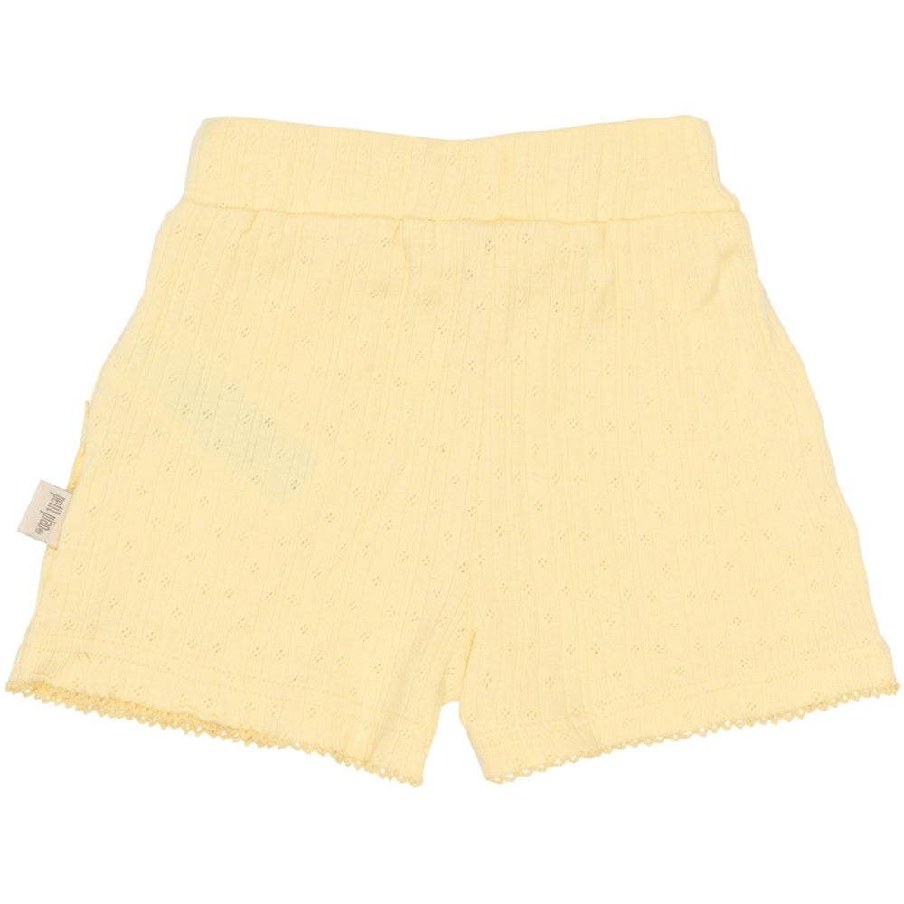 Køb Petit Piao Mellow Yellow Ppsuze Pointelle Shorts