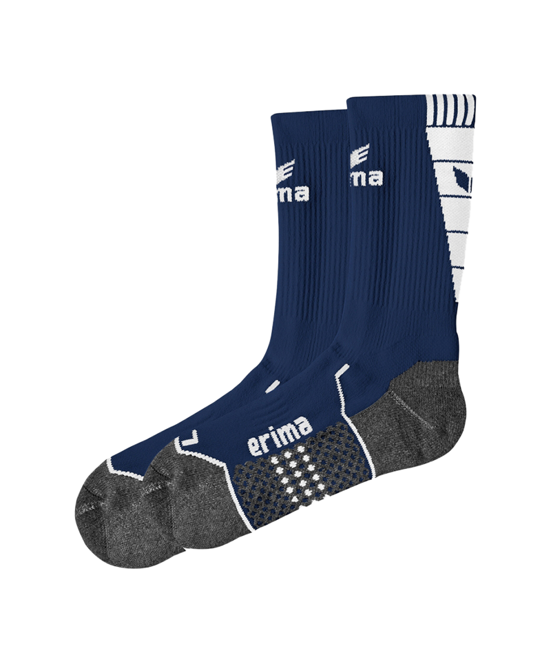 Erima Short Socks Trainingssocken Dunkelblau Weiss