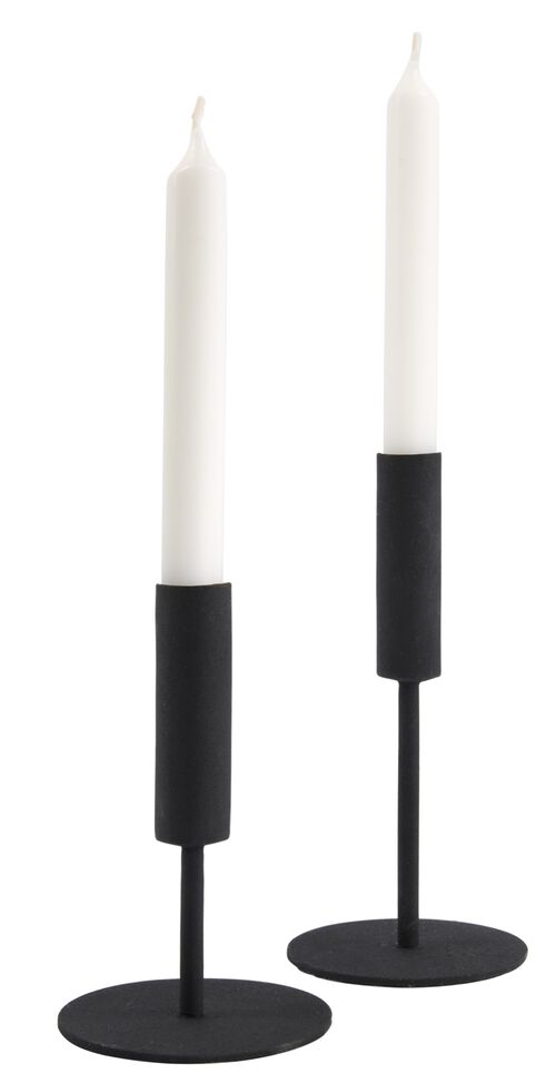 8 bougies longues Ø2x17 blanches