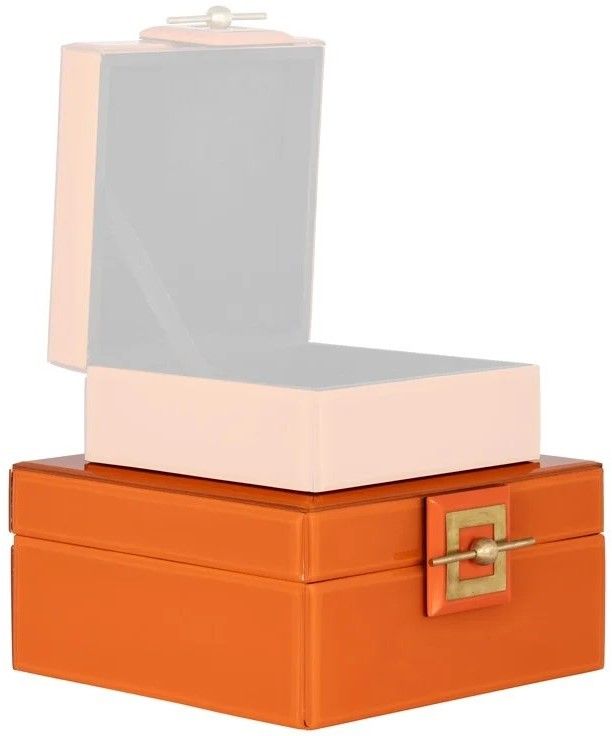 Juwelenbox Oranje Groot 212096 Bodine B21 x D21 x H10 cm