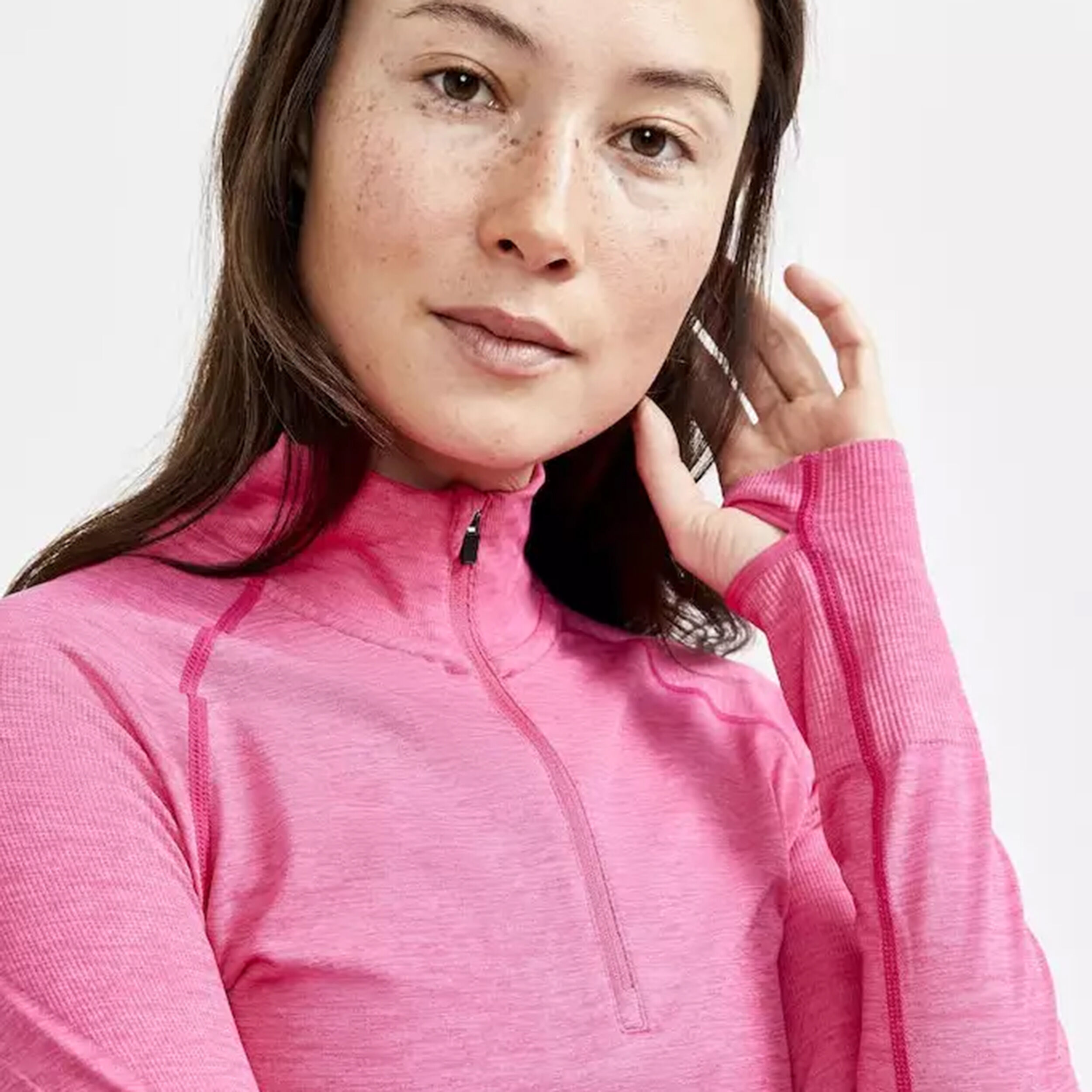 Craft Core Dry Active Comfort Half-Zip Haut Manches Longues Femmes - Bleu Foncé