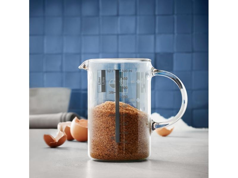 WMF Messbecher Gourmet 5 dl, Transparent Messbehälter aus Glas