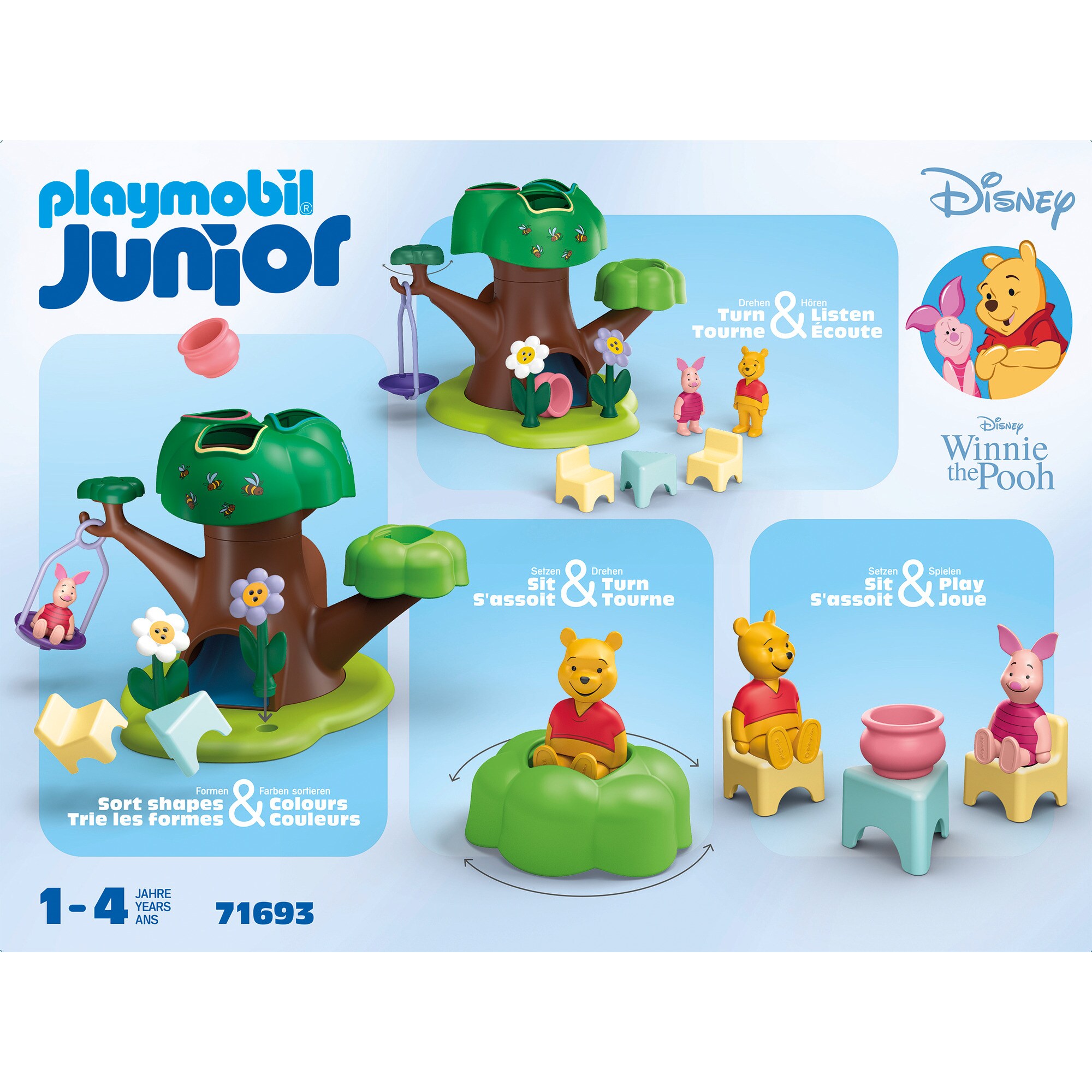 PLAYMOBIL Konstruktionsspielzeug Junior & Disney: Winnies & Ferkels Baumhaus