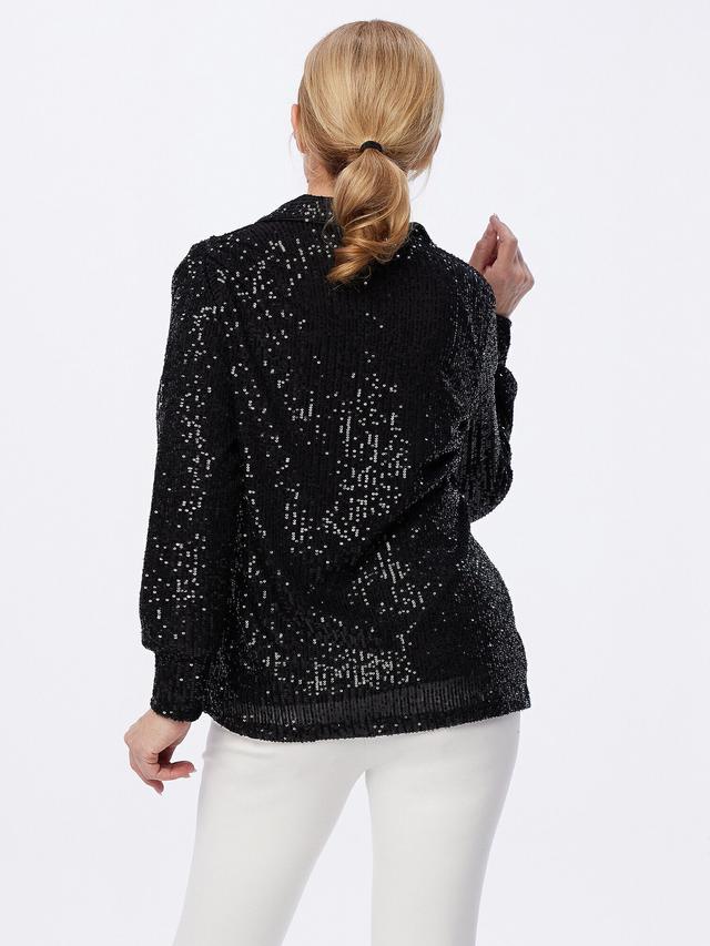 Paillettenbluse