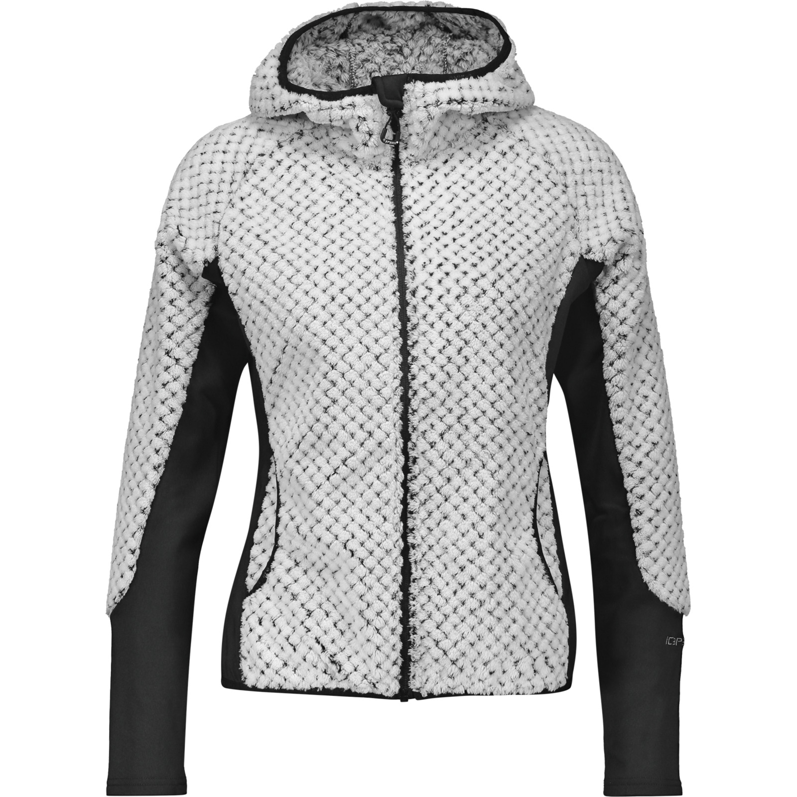 Icepeak Damen-Fleecejacke Daisetta XL, schwarz