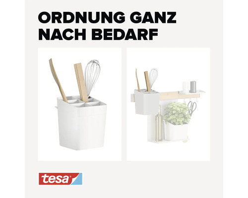 Tesa witte bestekhouderset 70025-00000-00