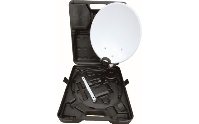 Opticum Travel TV Camping Set EasyFind Sat-Antenne mit 24