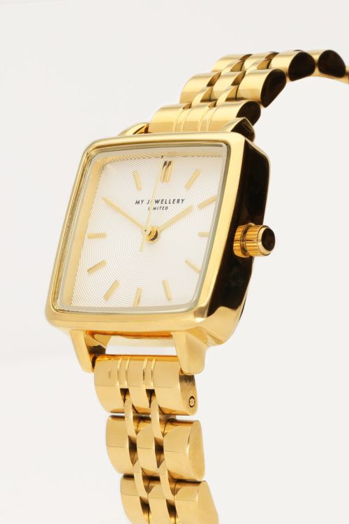 Vierkant horloge met schakelband