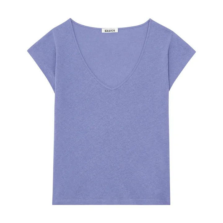SMALLABLE BASICS T Shirt Femme Manche Courte  | Vintage blue denim