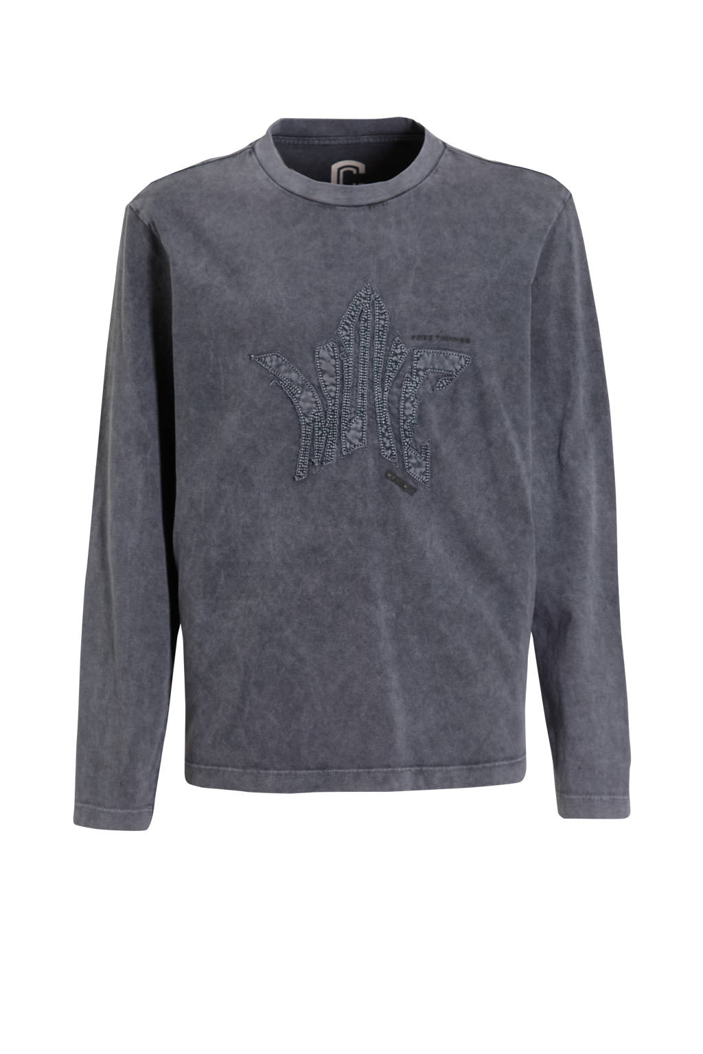 Coolcat longsleeve Tio met printopdruk acid black