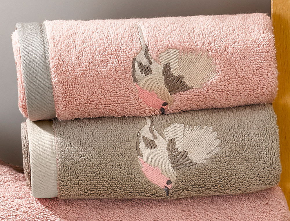 Serviette de bain-À vol d'oiseaux