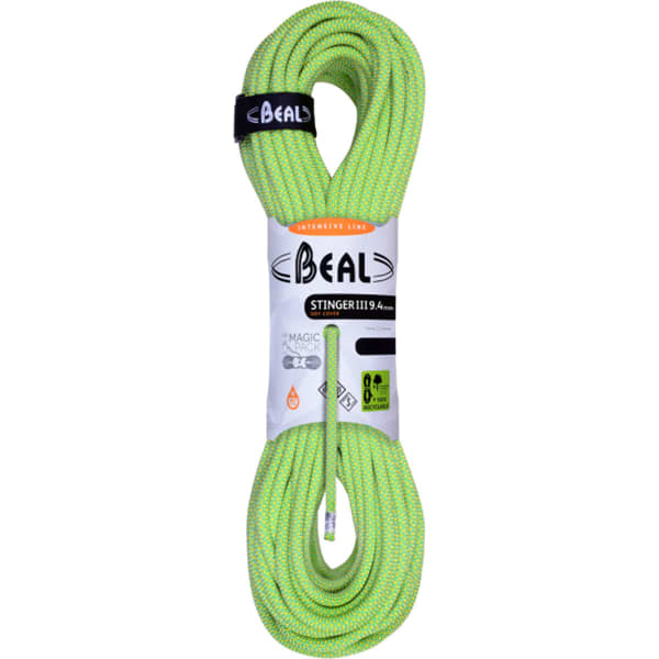 Corde alpinisme BEAL STINGER III 9.4MMX60M ANIS