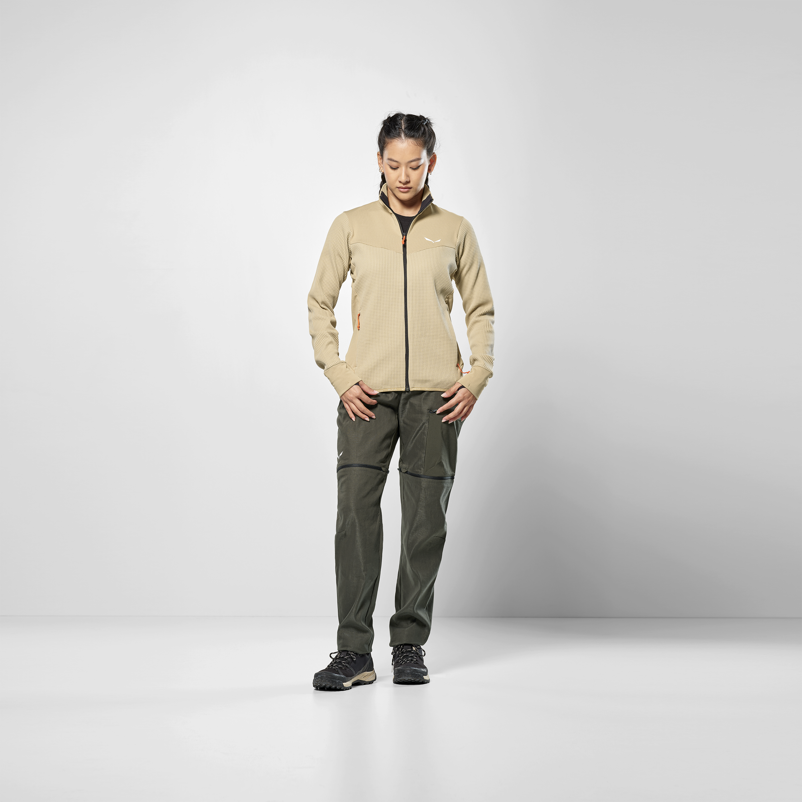 Puez Waffle Hybrid Polarlite Jacke Damen